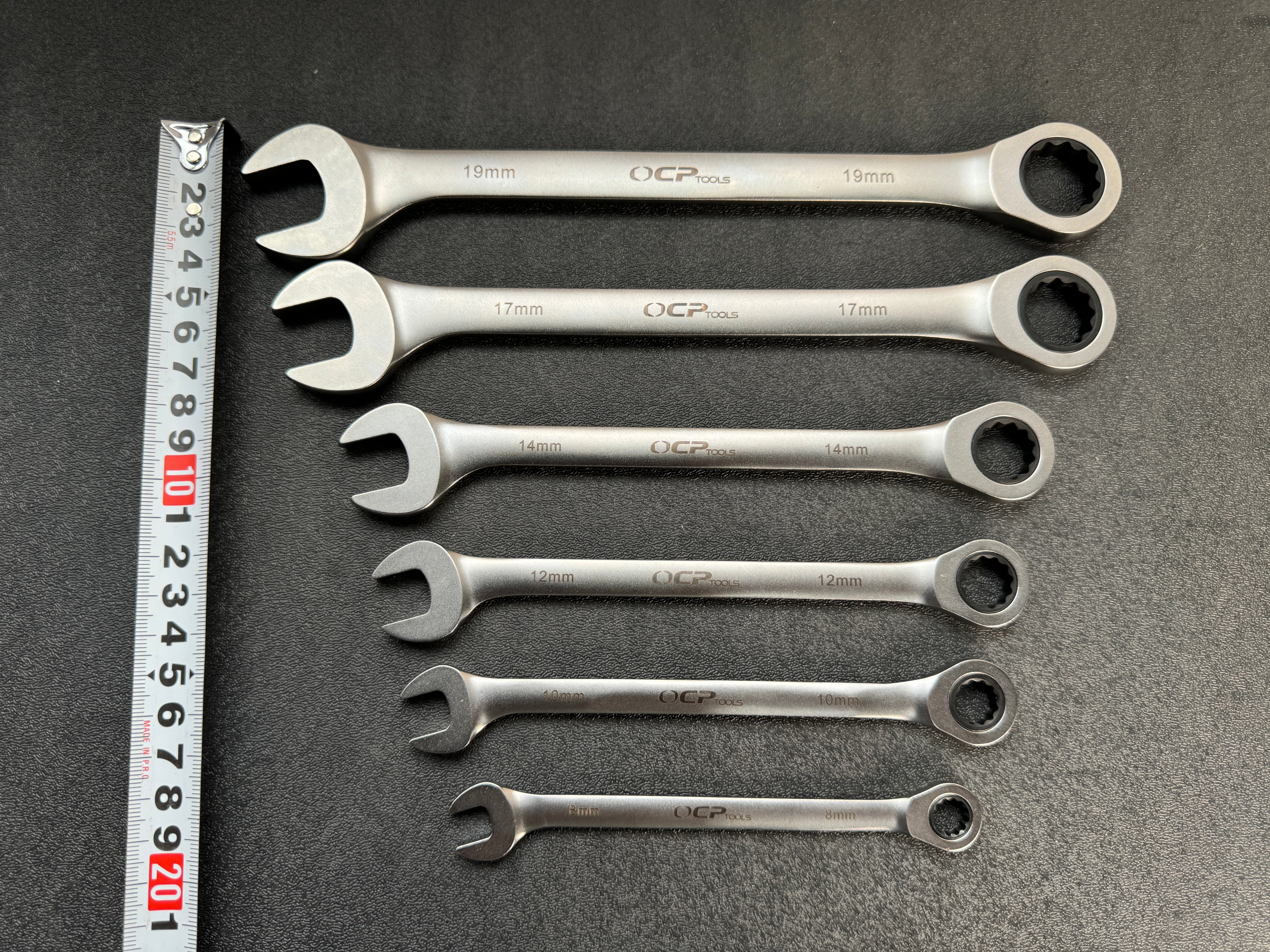 CRC 超薄型ギアラチェットレンチ 各種 8mm-19mm